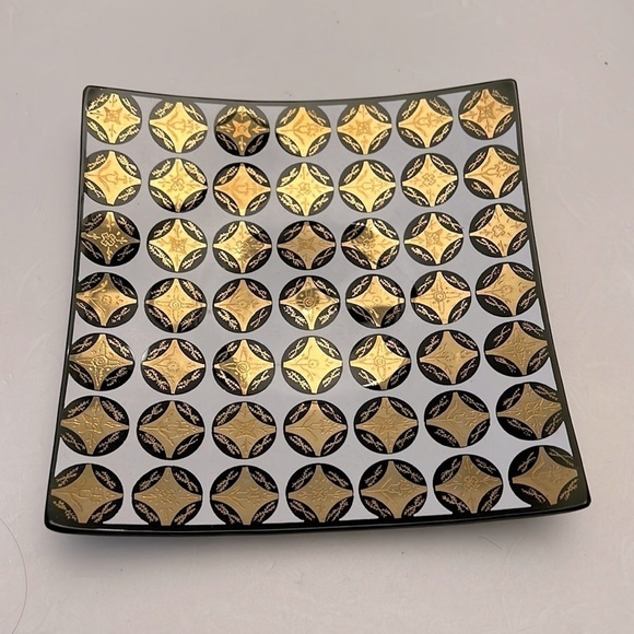 Georges Briard Curved Coin Plate MCM - Picture 1 of 7